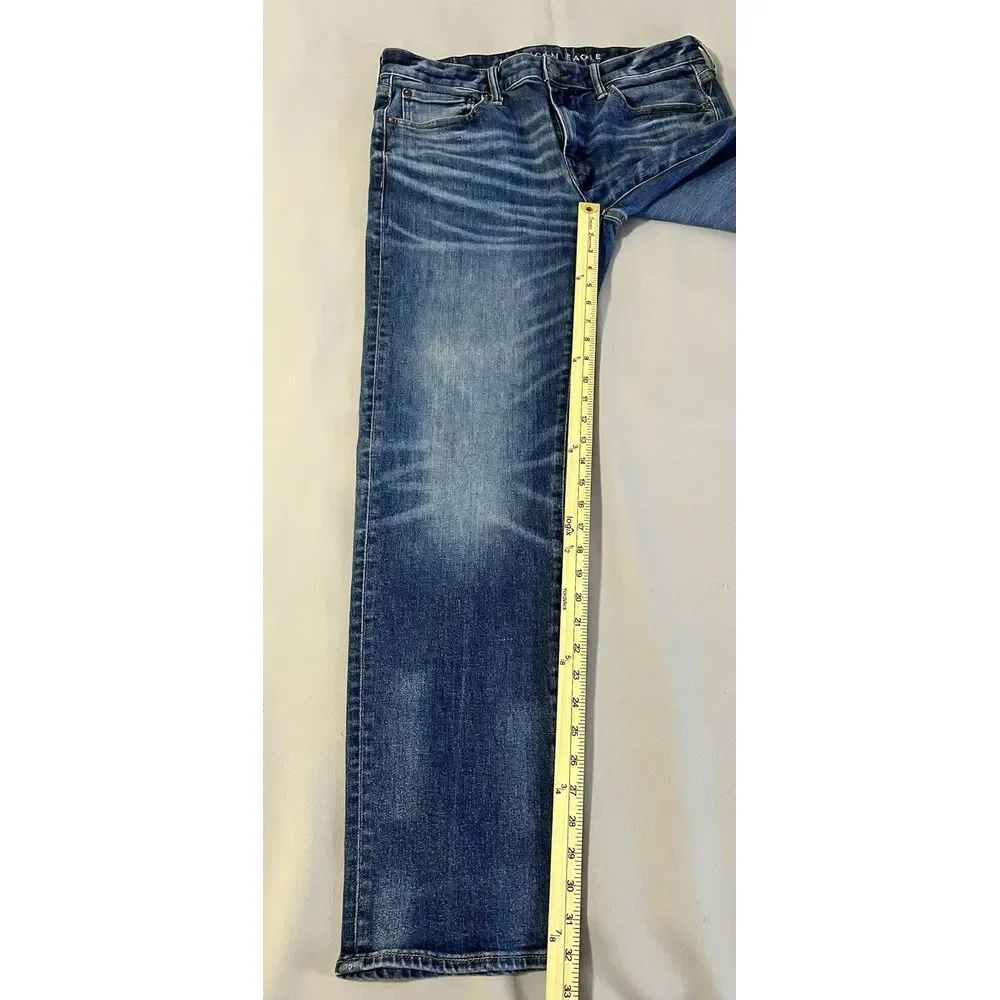 AMERICAN EAGLE  Original‎  Straight Leg Jeans Men's 34x34 (34x32.5) - Picture 2 of 9